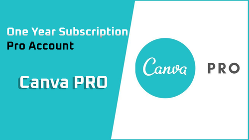 Canva Pro 1 Year Subscription (Personal Account – Not Group – Full Pro)