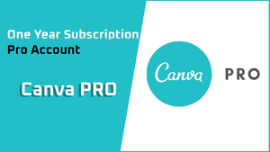 Canva Pro 1 Year Subscription (Personal Account – Not Group – Full Pro)