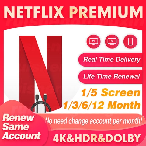 Netflix Premium Acc 1 Month 4K UHD Available worldwide