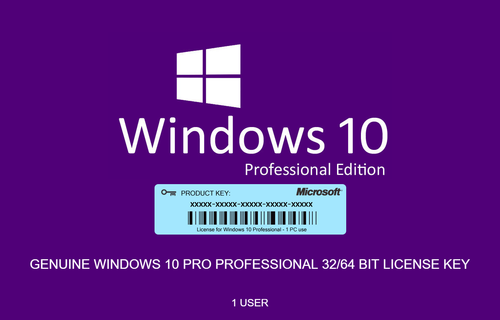 Windows 10 Professional Key 32/64 Bit, email dispatch, lifetime activation